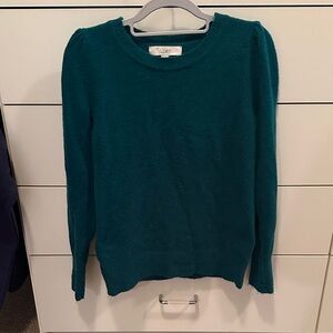 LOFT Deep Teal Knit Pullover